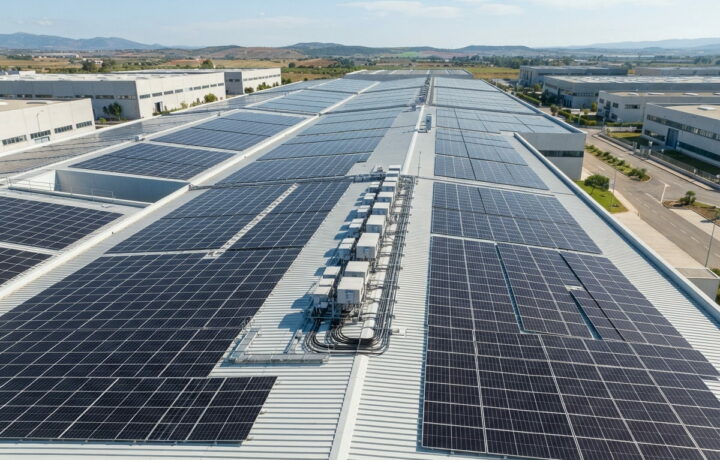 Autoconsumo fotovoltaico sobre la cubierta de una nave industrial