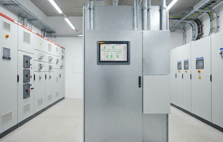 Sala de cuadros eléctricos de baja tensión de una instalación industrial